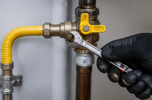 Gas line installation in Wichita Falls, TX